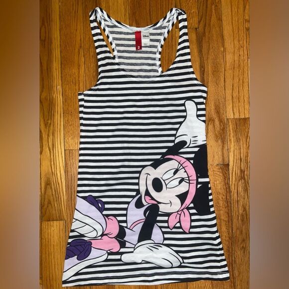 Minnie Mouse H&M Graphic Striped Tank Top - Picture 7 of 12